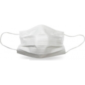 Masque buccal 3 couches avec élastique -  Usage unique - 50 pièces