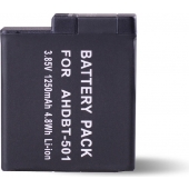 Batterie appareil photo pour GoPro Hero 6 - 1250 mAh