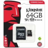 Kingston - MicroSD de classe 10 - 64GB