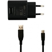 Chargeur BlackBerry Mini-USB 0,55 Ampère 100 CM - Original - Noir